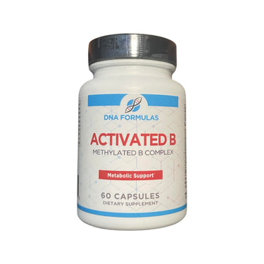 Activated B Complex - DNA Formulas - Methylated B Vitamins - B1, B2, Niacin, B6, Folate, B12, Biotin, Pantothenic, Choline